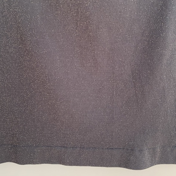 Intimately Free People Seamless Sparkle Tube Top Grey Metallic Shimmer - Picture 3 of 7